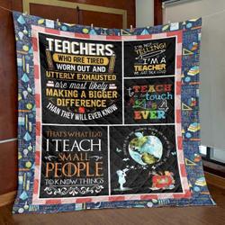 Being A Teacher Hur Quilt Cysicu and Home Decor