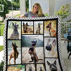 Belgian Malinois Quilt Blanket and Home Decor