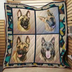 Belgian Shepherd Dog Malinois Dog Quilt Blanket Lukype Dhc03011000dd and Home Decor