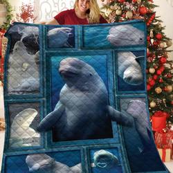 Beluga Whale Jfj Quilt Ji and Home Decor