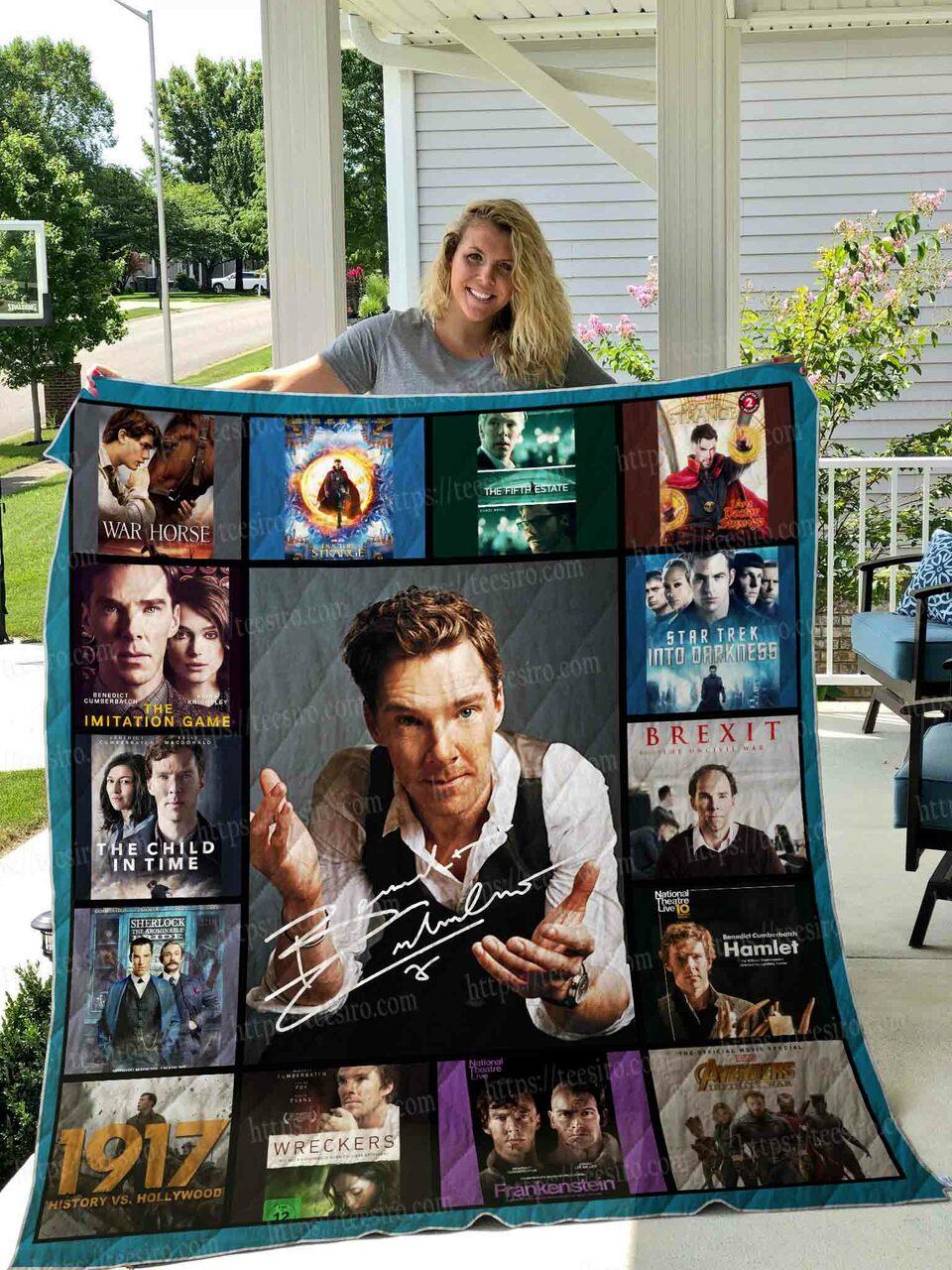 Benedict Cumberbatch Quilt Blanket 01 and Home Decor
