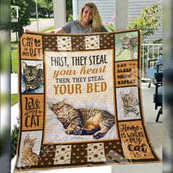 Bengal Cat E Quilt Derqix and Home Decor