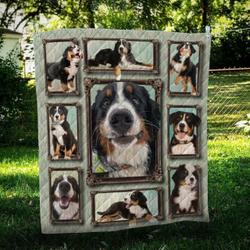 Bernese Mountain Frame Cl09100045Mdq Quilt Blanket and Home Decor