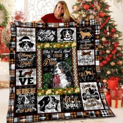 Bernese Mountain Lml201020Dt Quilt Blanket and Home Decor