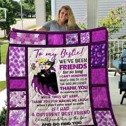 Bestie Quilt Blanket and Home Decor