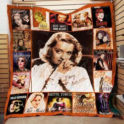 Bette Davis Quilt Blanket 01730 and Home Decor
