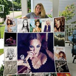 Beyonc Quilt Blanket For Fans and Home Decor