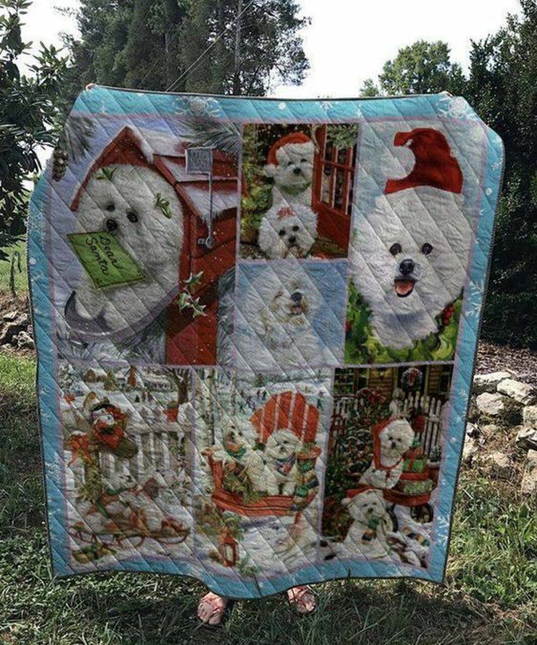 Bichon Frise Dog Pppp Quilt Blanket Dhc04011085Dd and Home Decor