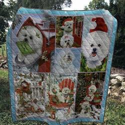 Bichon Frise Dog Pppp Quilt Blanket Dhc04011085Dd and Home Decor