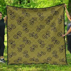 Bicycle Cl12100068Mdq Quilt Blanket and Home Decor