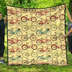 Bicycle Cl12100069Mdq Quilt Blanket and Home Decor