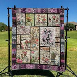 Bicycle Hur Quilt Cysiqf and Home Decor