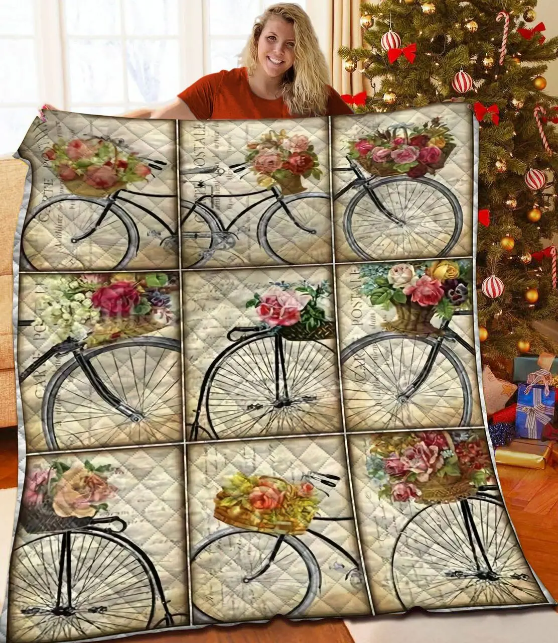 Bicycle Jfj Quilt Ox and Home Decor
