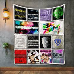 Big Bang Album Covers Quilt Blanket and Home Decor