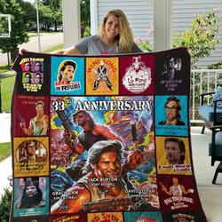 Big Trouble In Little China Quilt Blanket Ver 2 and Home Decor