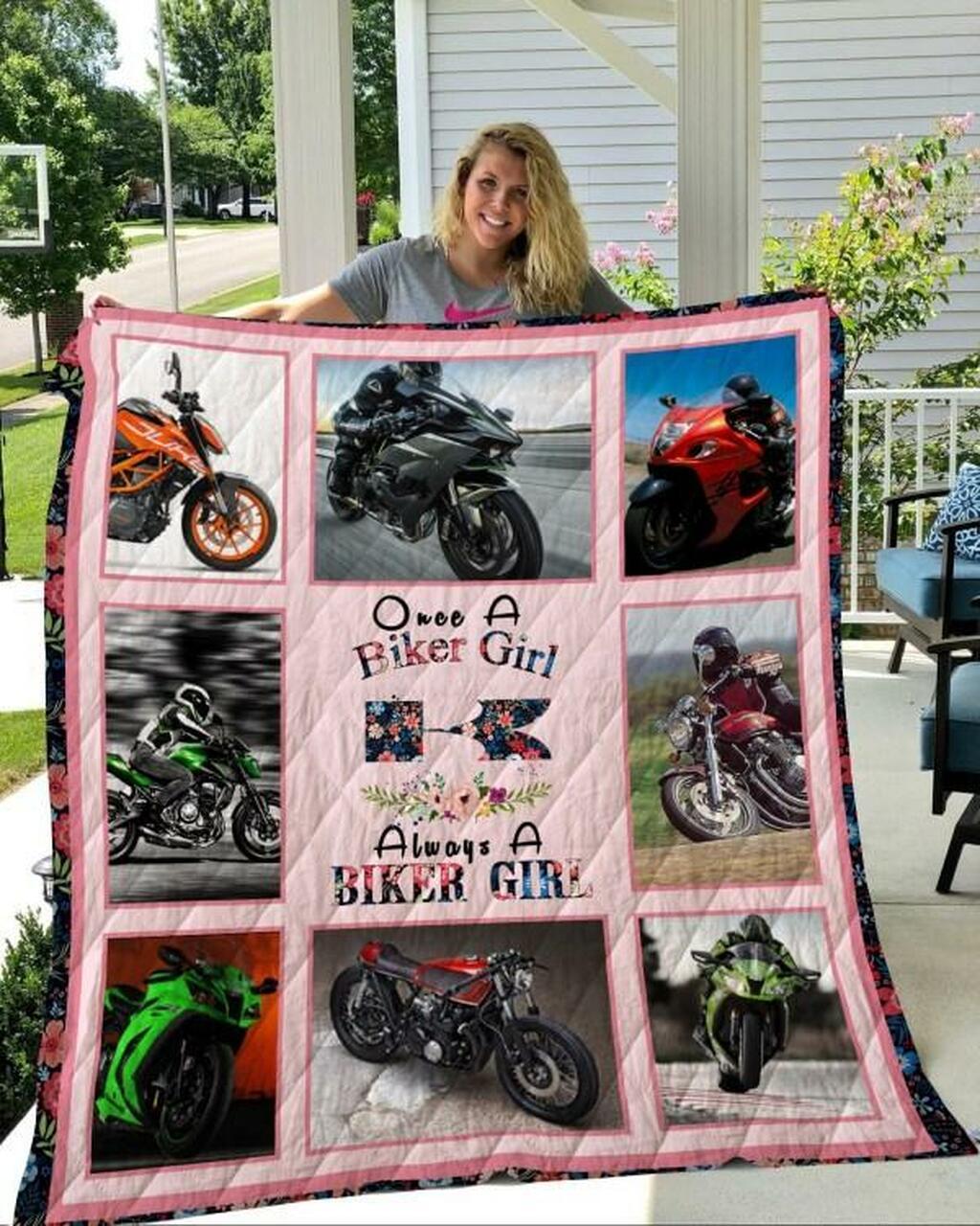 Biker Kwsk Quilt Blanket Beeq5018 Quilt and Home Decor