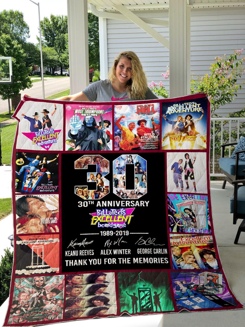 Bill And Ted H89 Quilt and Home Decor
