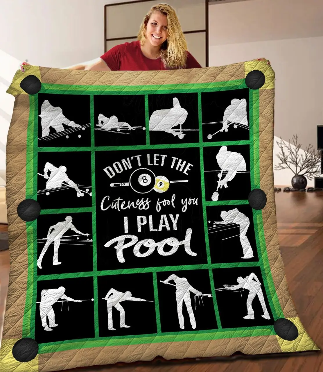 Billiard Jfj Quilt Ib and Home Decor