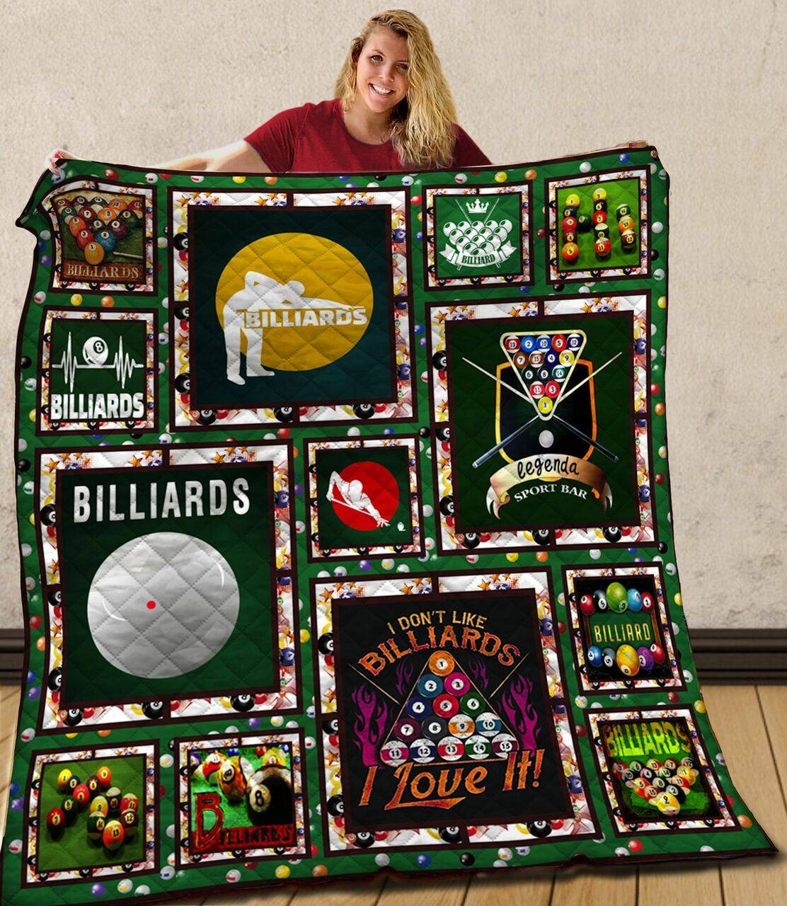 Billiard Jfj Quilt Nd and Home Decor