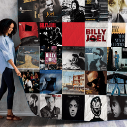 Billy Joel Albums Quilt Blanket 01 and Home Decor