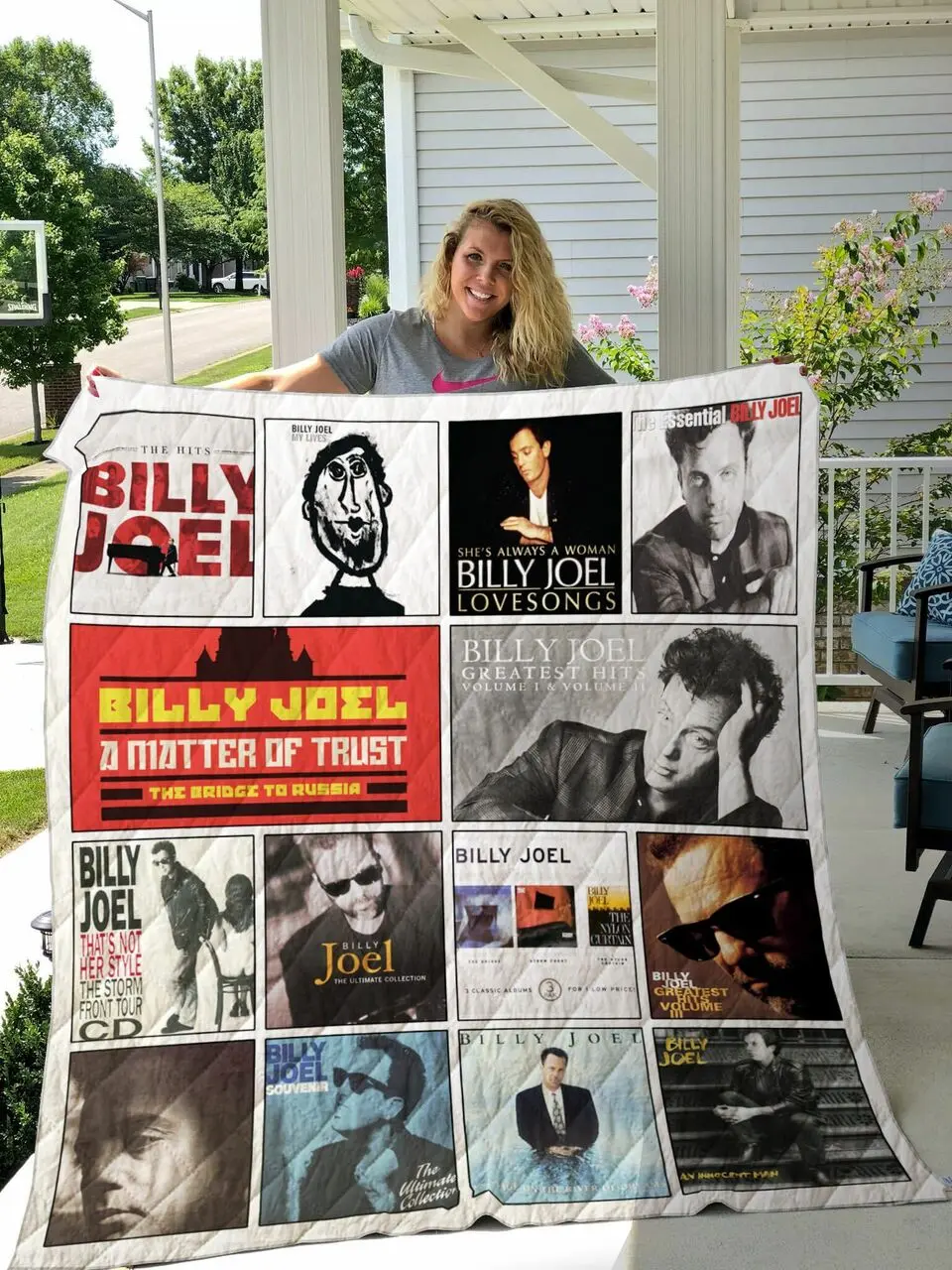 Billy Joel Compilations Albums Quilt Blanket and Home Decor