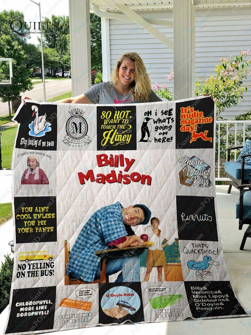 Billy Madison Quilt Blanket Ver17 and Home Decor