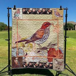 Bird Hur Quilt Cysieq and Home Decor
