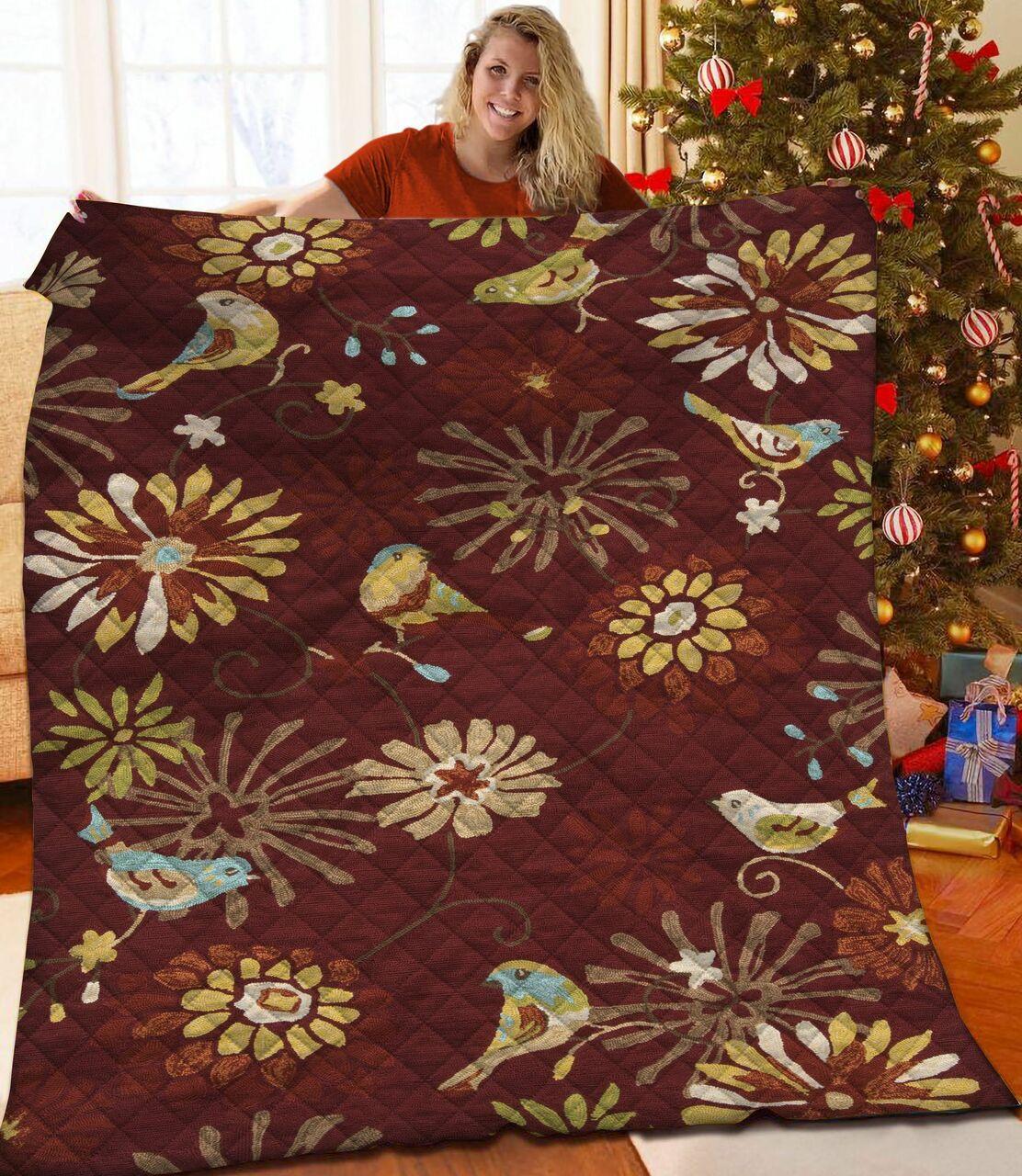 Bird Jfj Quilt Fv and Home Decor