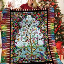 Bird Jfj Quilt No and Home Decor