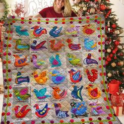Bird Jfj Quilt Tc and Home Decor