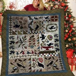 Bird Jfj Quilt Va and Home Decor