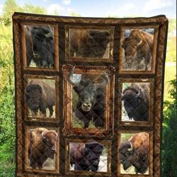 Bison Bl Strong Soul Ah Quilt Derqjh and Home Decor