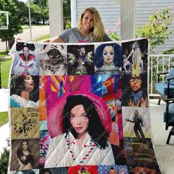 Bjrk Albums Quilt Blanket For Fans Ver 17 and Home Decor