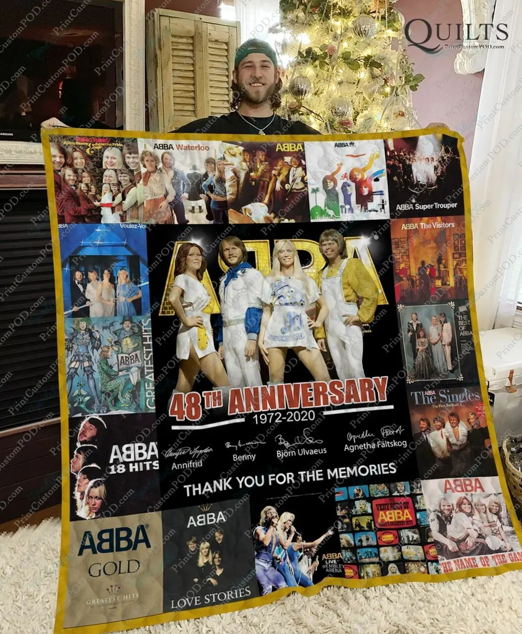 Bl Abba Quilt Blanket and Home Decor