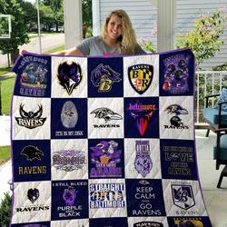 Bl Br Cb Quilt Blanket and Home Decor