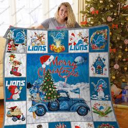 Bl Dl Christmas Truck Quilt Blanket and Home Decor