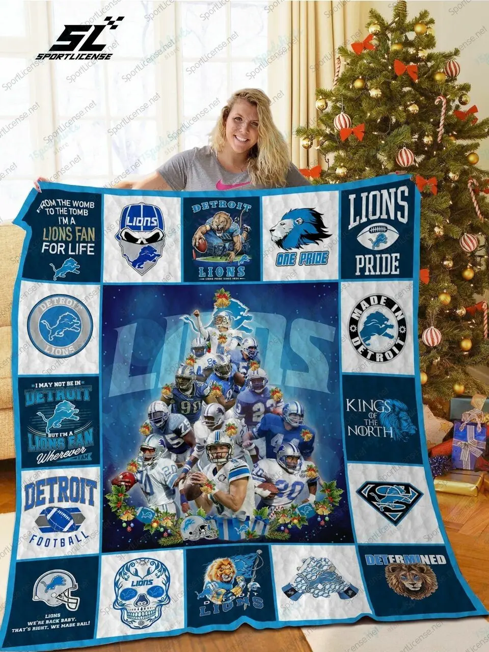 Bl Dl Quilt Blanket Ver Christmas and Home Decor