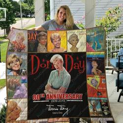 Bl Doris Day Quilt Blanket and Home Decor