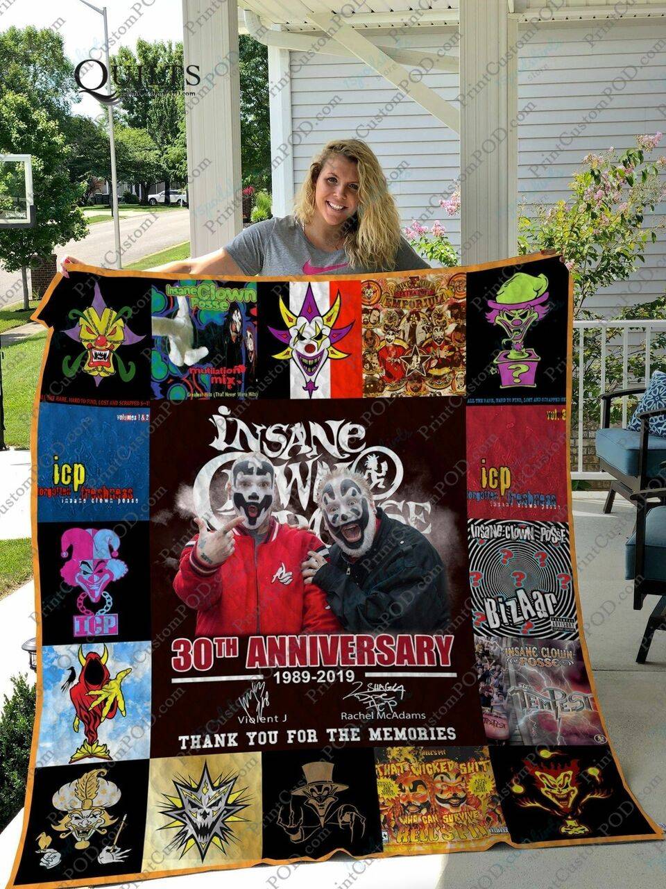 Bl Insane Clown Posse Quilt Blanket and Home Decor
