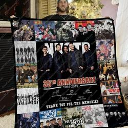 Bl Nkotb Quilt Blanket and Home Decor