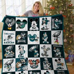 Bl Pe Dn Quilt Blanket and Home Decor