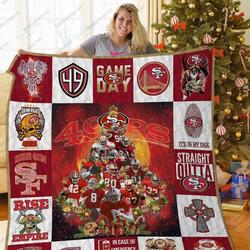 Bl Sf49Ers Christmas Tree Quilt Blanket and Home Decor