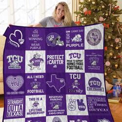 Bl Tcu Hf Quilt Blanket Ver 25 03 and Home Decor