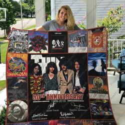 Bl Thin Lizzy Quilt Blanket and Home Decor