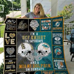 Bl Ucfk Md Quilt Blanket and Home Decor