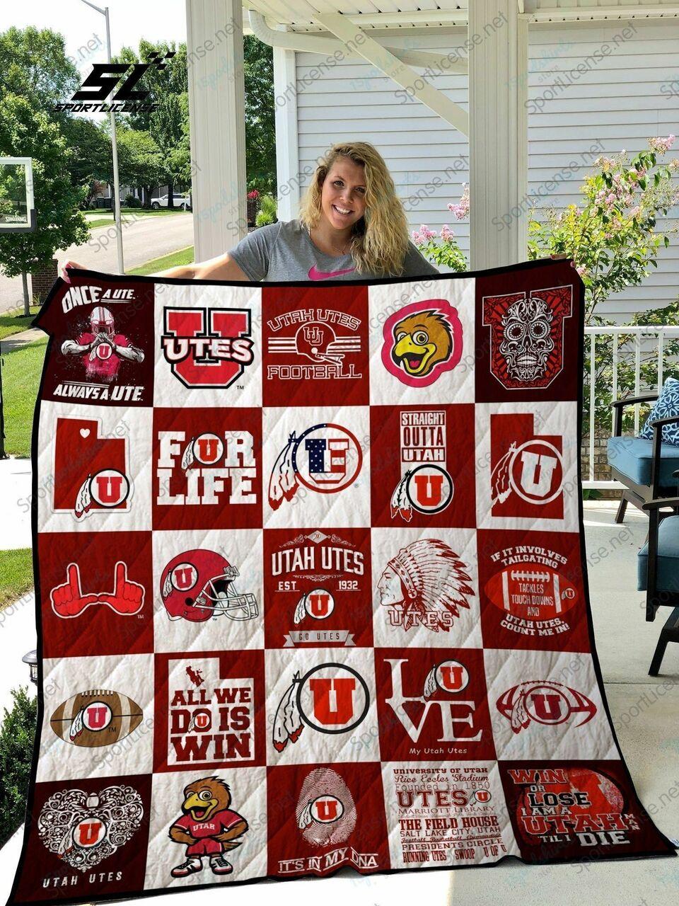 Bl Uu Quilt Blanket 02 and Home Decor