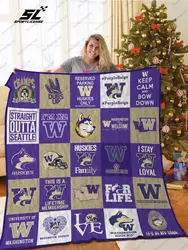 Bl Wh Quilt Blanket Ver 25 03 and Home Decor