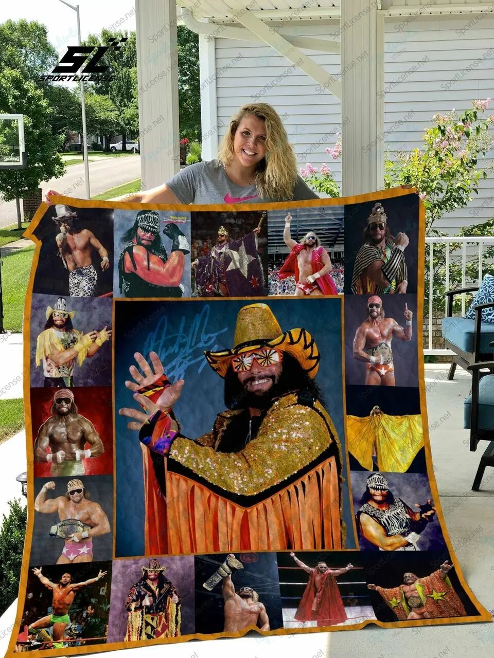 Bl Wwerc Quilt Blanket and Home Decor
