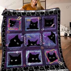 Black Cat AM2209251CL Quilt Blanket and Home Decor