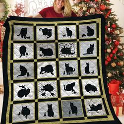 Black Cat Jfj Quilt Fz and Home Decor